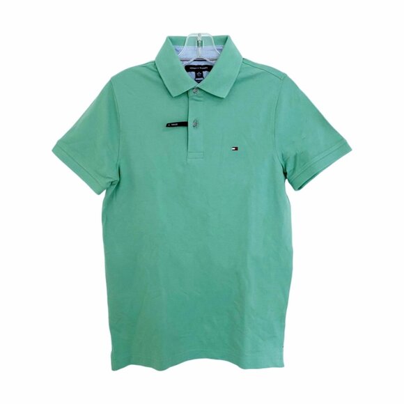 NWT XS S M XXL Tommy Hilfiger THFLEX SLIM FIT POLO 78E9892 312 - Picture 2 of 5